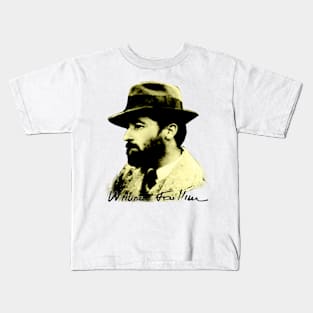 Faulkner – Bearded Young Bohemian Kids T-Shirt